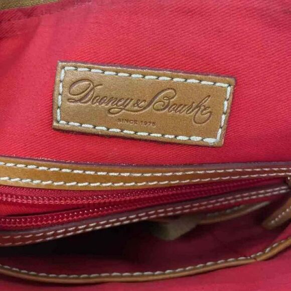 Dooney & Bourke Designer pink red /White Cross Body Bag Purse Crossbody Handbag - Picture 6 of 6